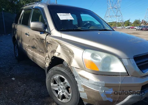 2004 Honda Pilot Ex-L из США, поврежденный, VIN 2HKYF18594H608048